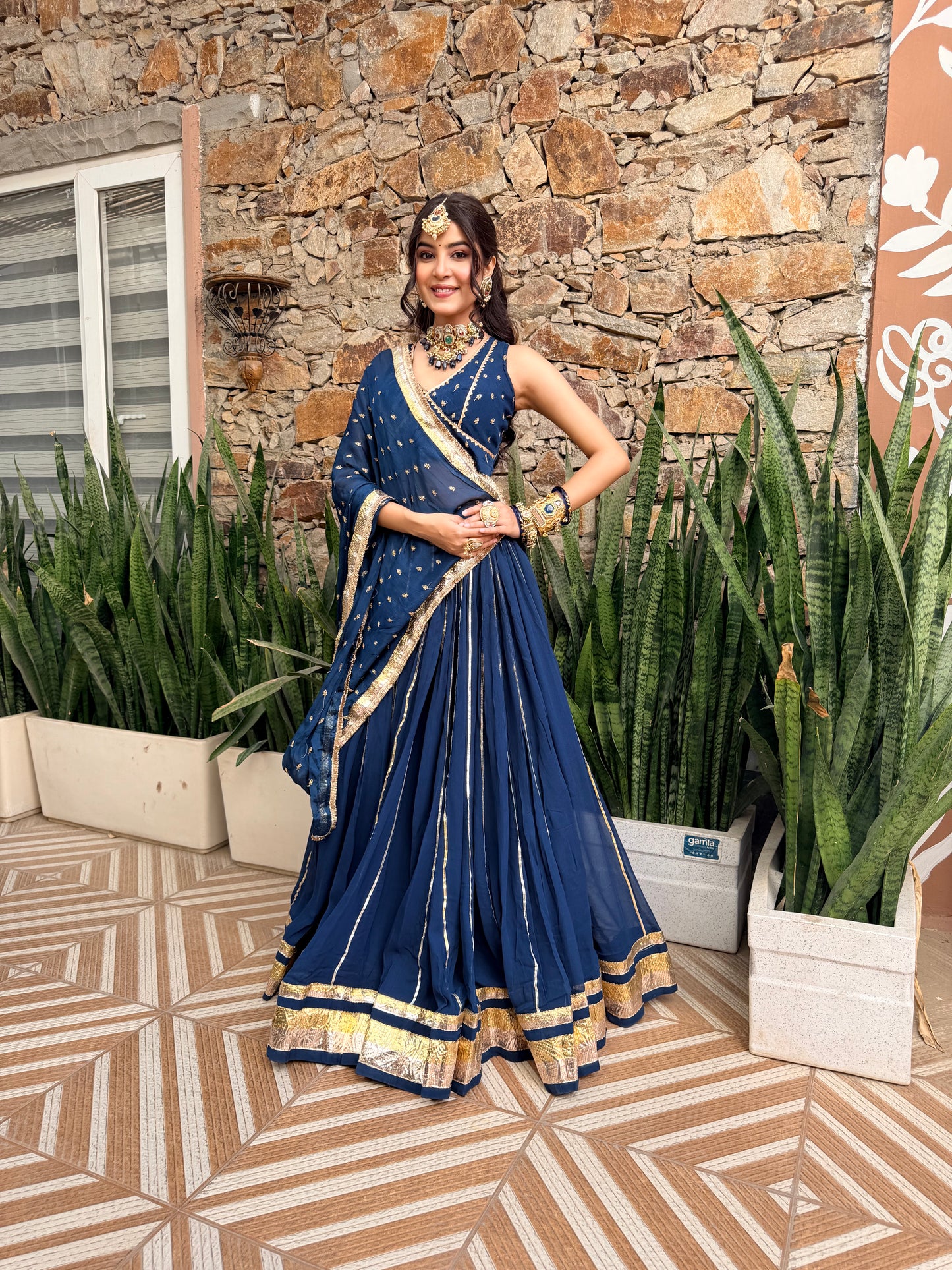 Neelgiri Lehenga