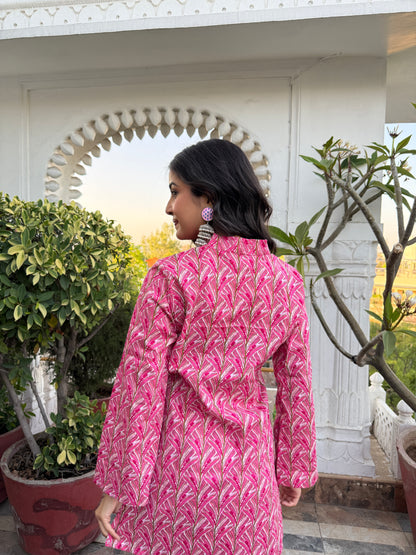 Blush Cotton Farshi Set