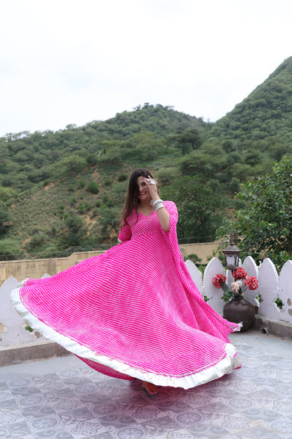 Mohini Pink Anarkali