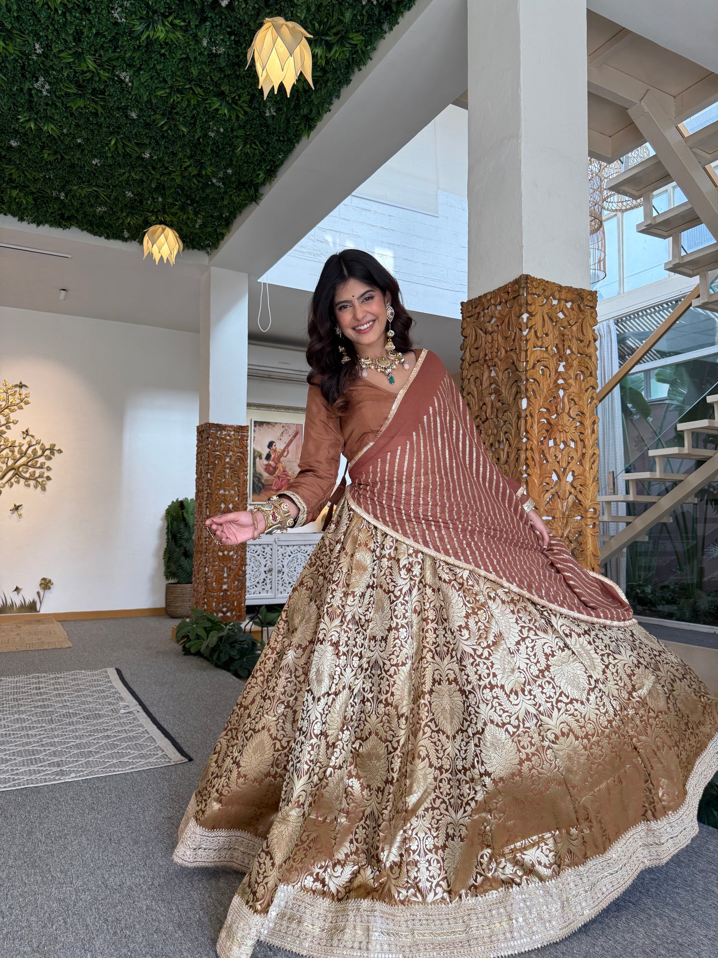 Simran Brown Lehenga