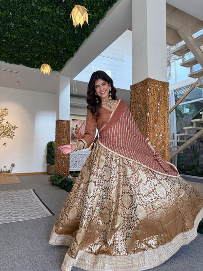 Simran Brown Lehenga