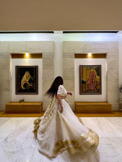 Padmini White Lehenga