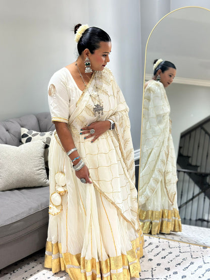 Padmini White Lehenga