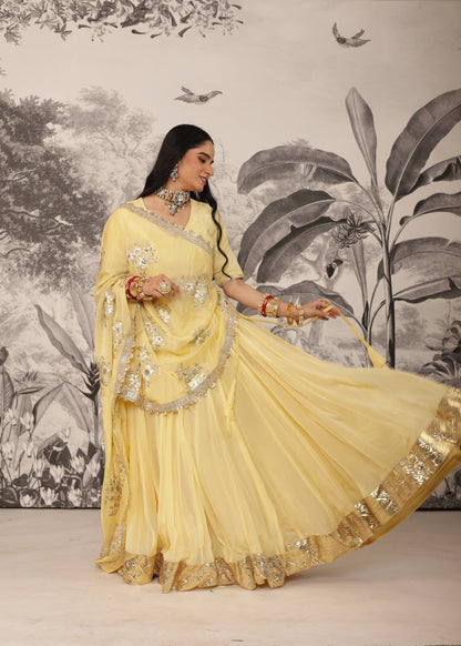 Sahiba Yellow Lehenga