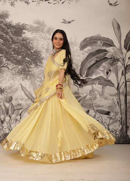 Sahiba Yellow Lehenga