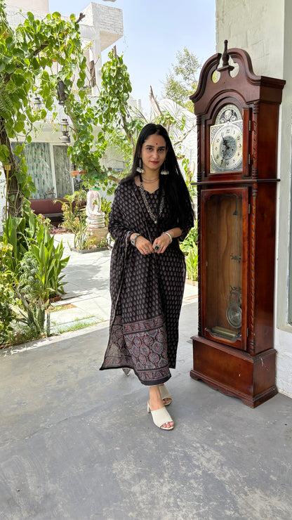 Tulsi Ajrakh Suit Set