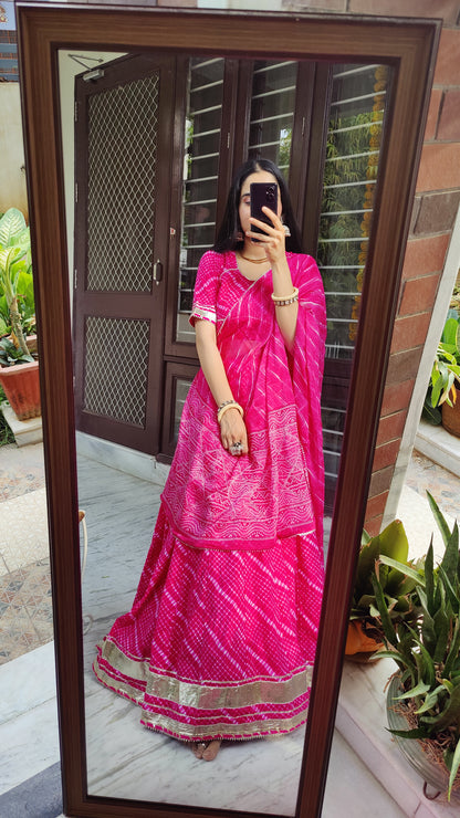 Prema Cotton Mothda Lehenga