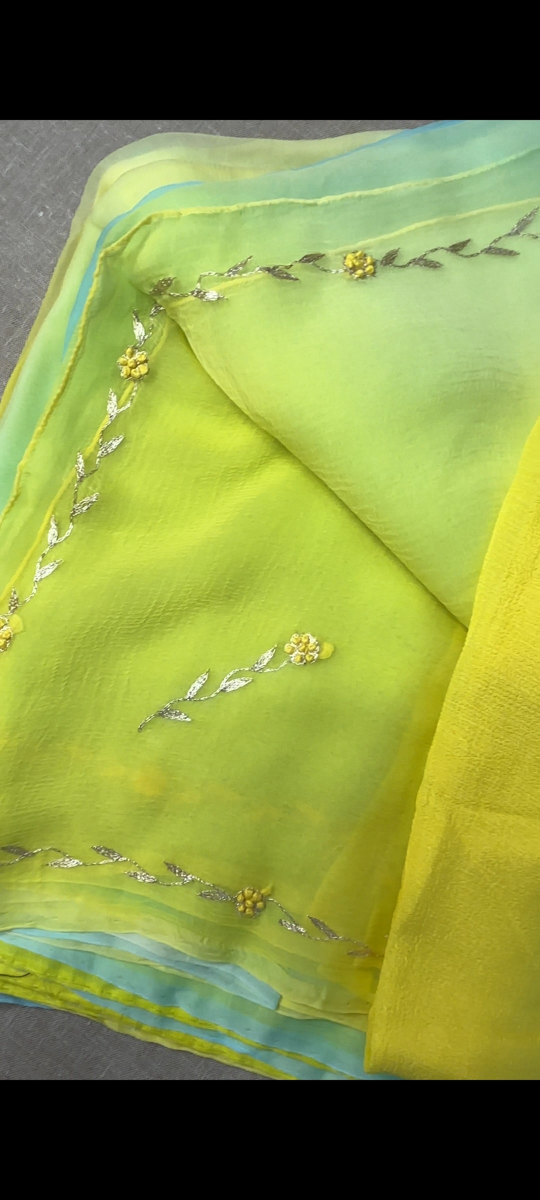 Qurbat Chiffon Saree