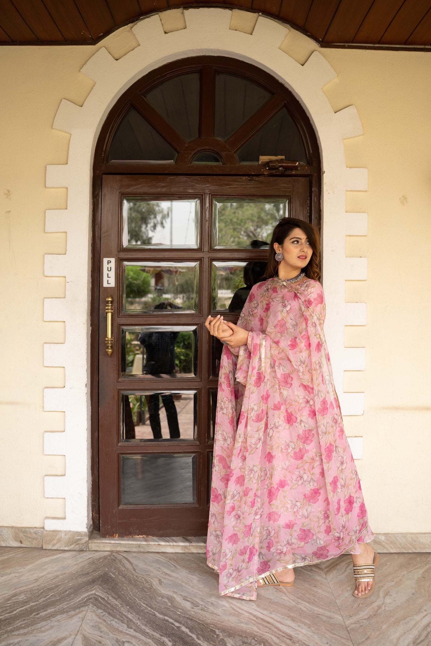 Lavanya Pink Floral Set