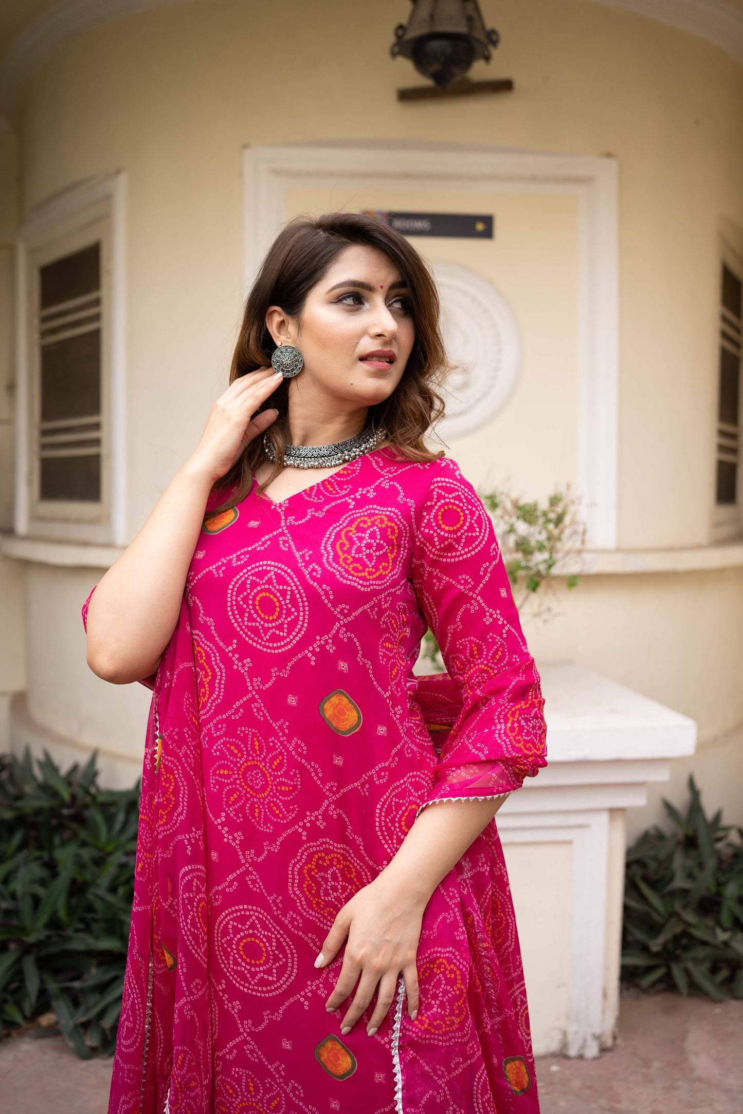 Teertha Pink Suit Set