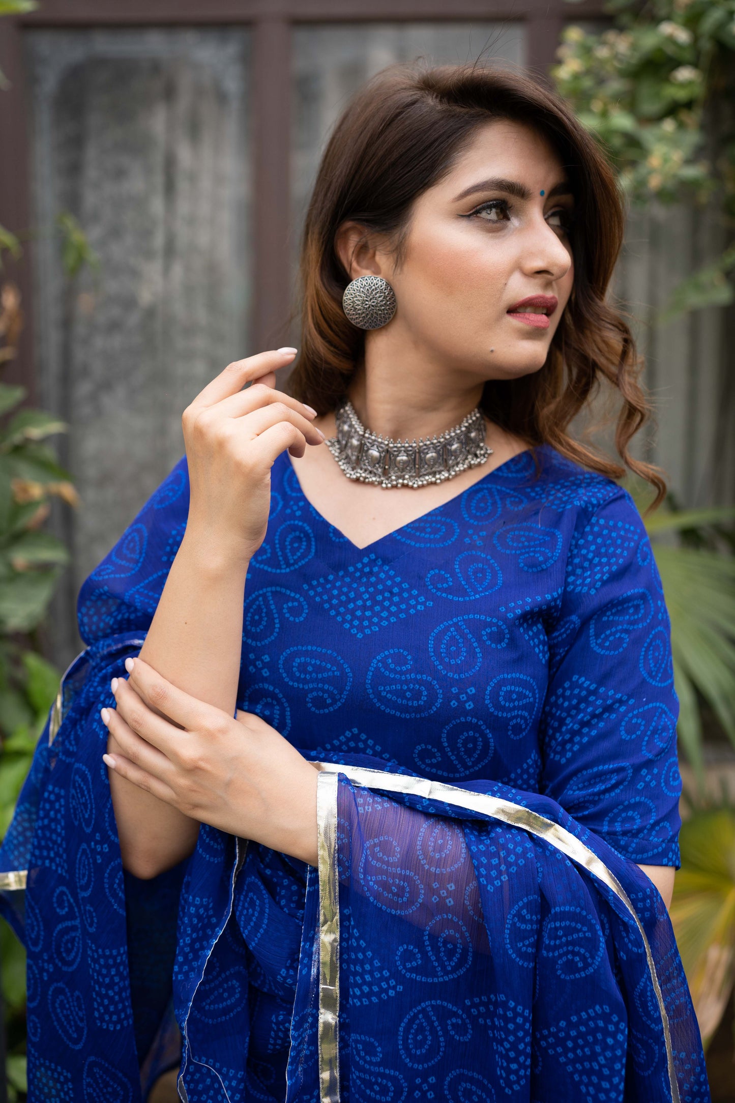 Teertha Blue Suit Set